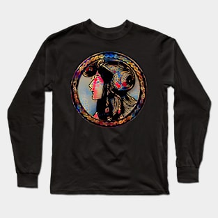 Framed Dream of Vitrail Pour la facade de la Boutique Fouquet Long Sleeve T-Shirt